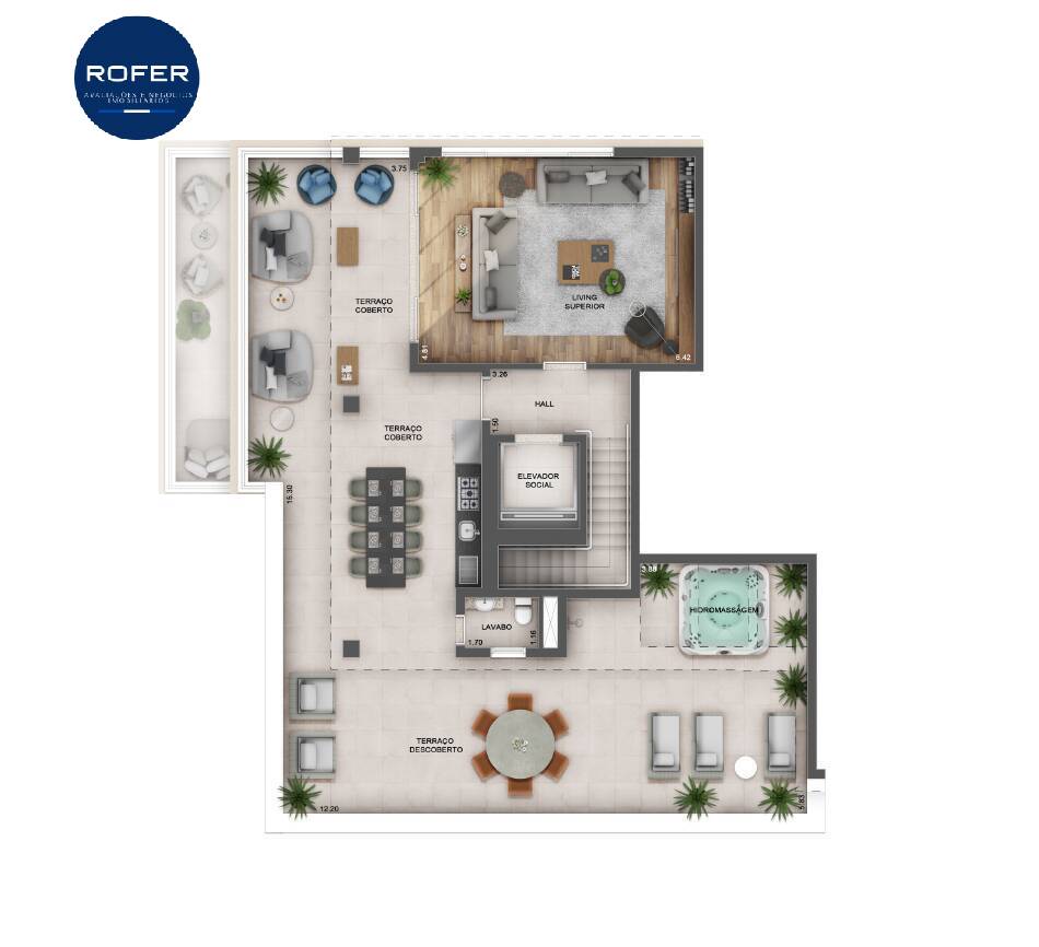 Apartamento à venda com 3 quartos, 371m² - Foto 43