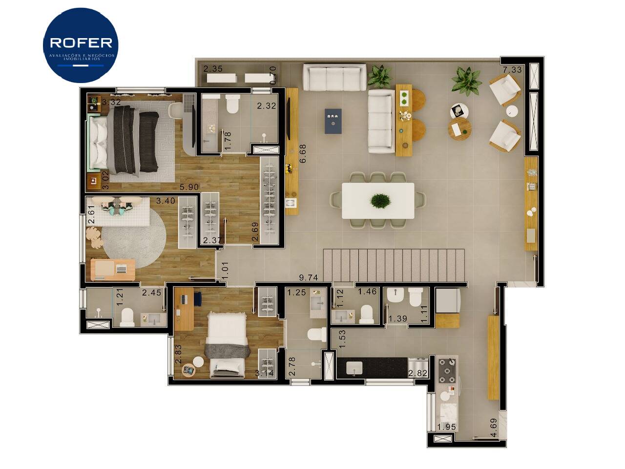 Cobertura à venda com 3 quartos, 214m² - Foto 22