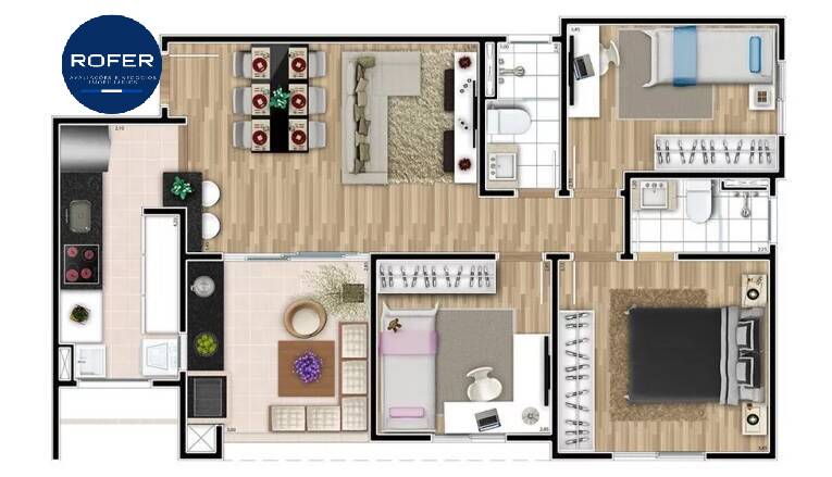 Apartamento à venda com 3 quartos, 79m² - Foto 12