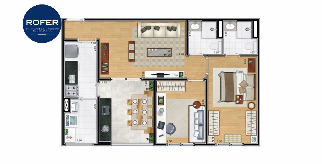 Apartamento à venda com 2 quartos, 65m² - Foto 12