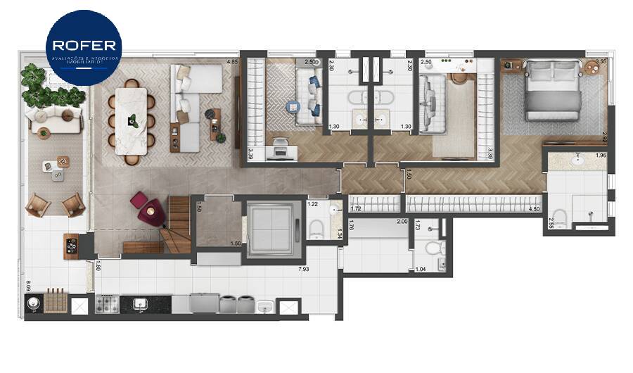 Cobertura à venda com 3 quartos, 276m² - Foto 21