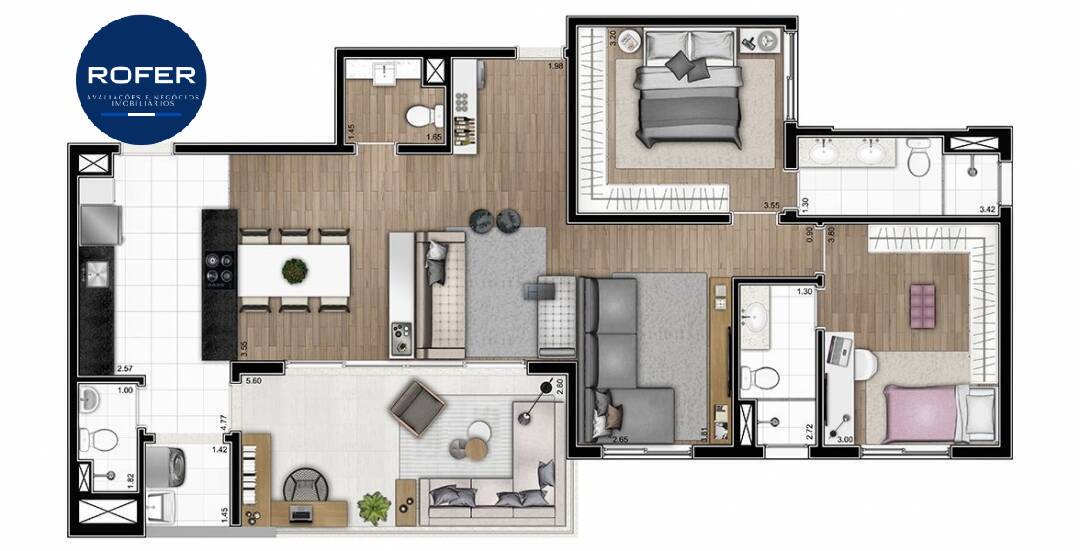 Apartamento à venda com 3 quartos, 116m² - Foto 12