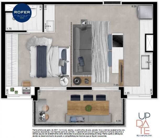 Apartamento à venda com 1 quarto, 21m² - Foto 20