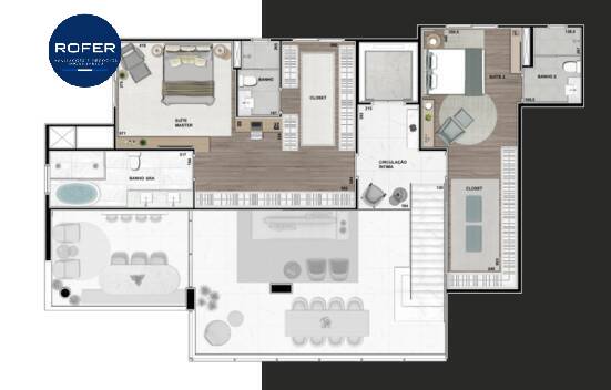 Apartamento à venda com 3 quartos, 190m² - Foto 35