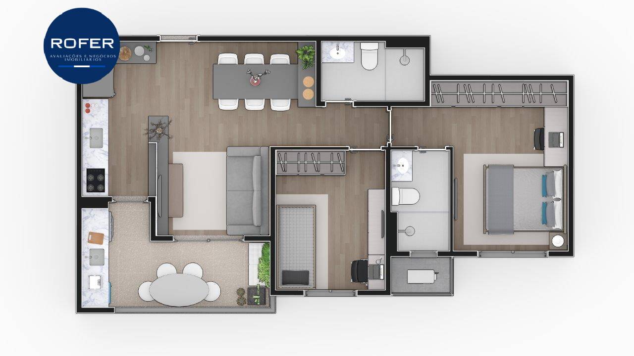 Apartamento à venda com 2 quartos, 64m² - Foto 30