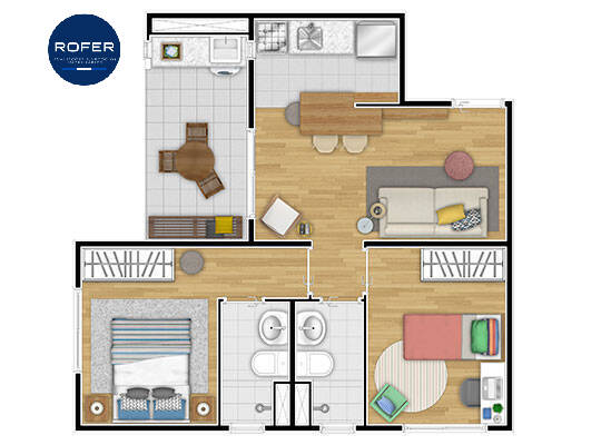 Apartamento à venda com 2 quartos, 47m² - Foto 22