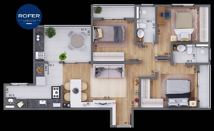 Apartamento à venda com 3 quartos, 84m² - Foto 20