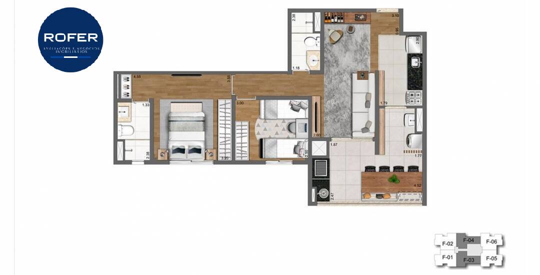 Apartamento à venda com 3 quartos, 109m² - Foto 17