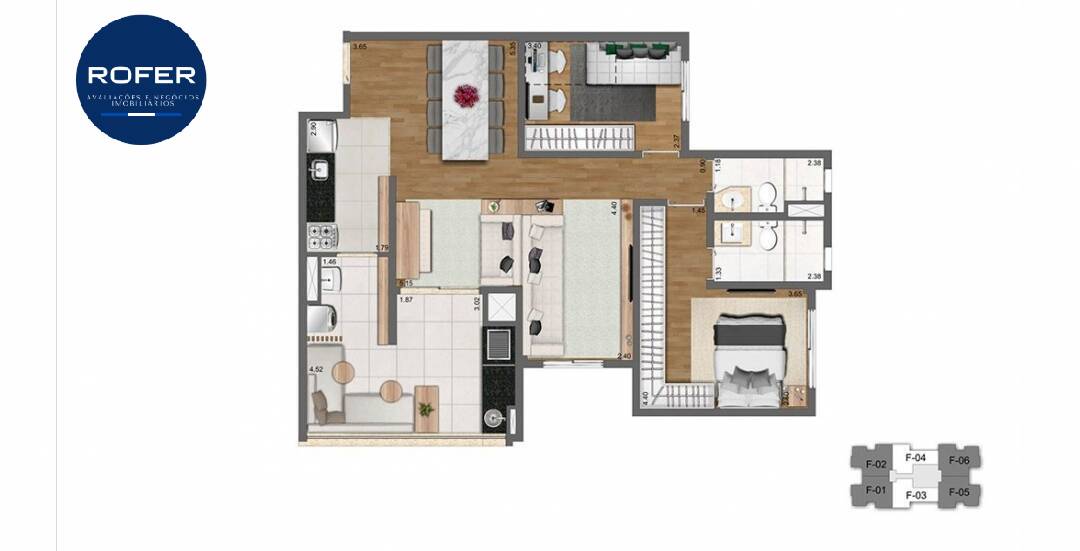 Apartamento à venda com 3 quartos, 109m² - Foto 13