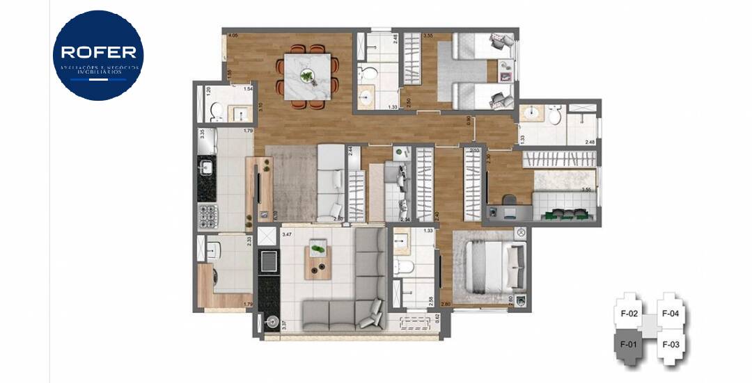 Apartamento à venda com 3 quartos, 109m² - Foto 16